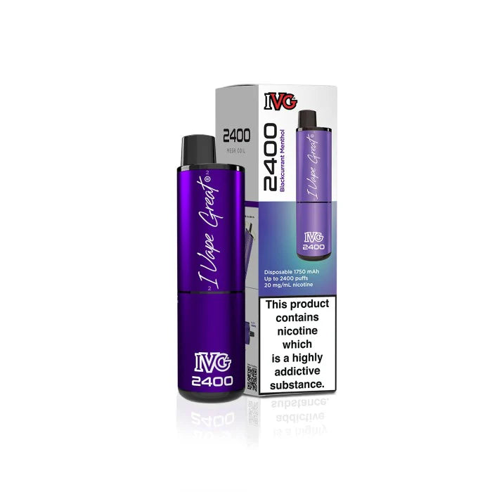 IVG 2400 BLACKCURRANT MENTHOL