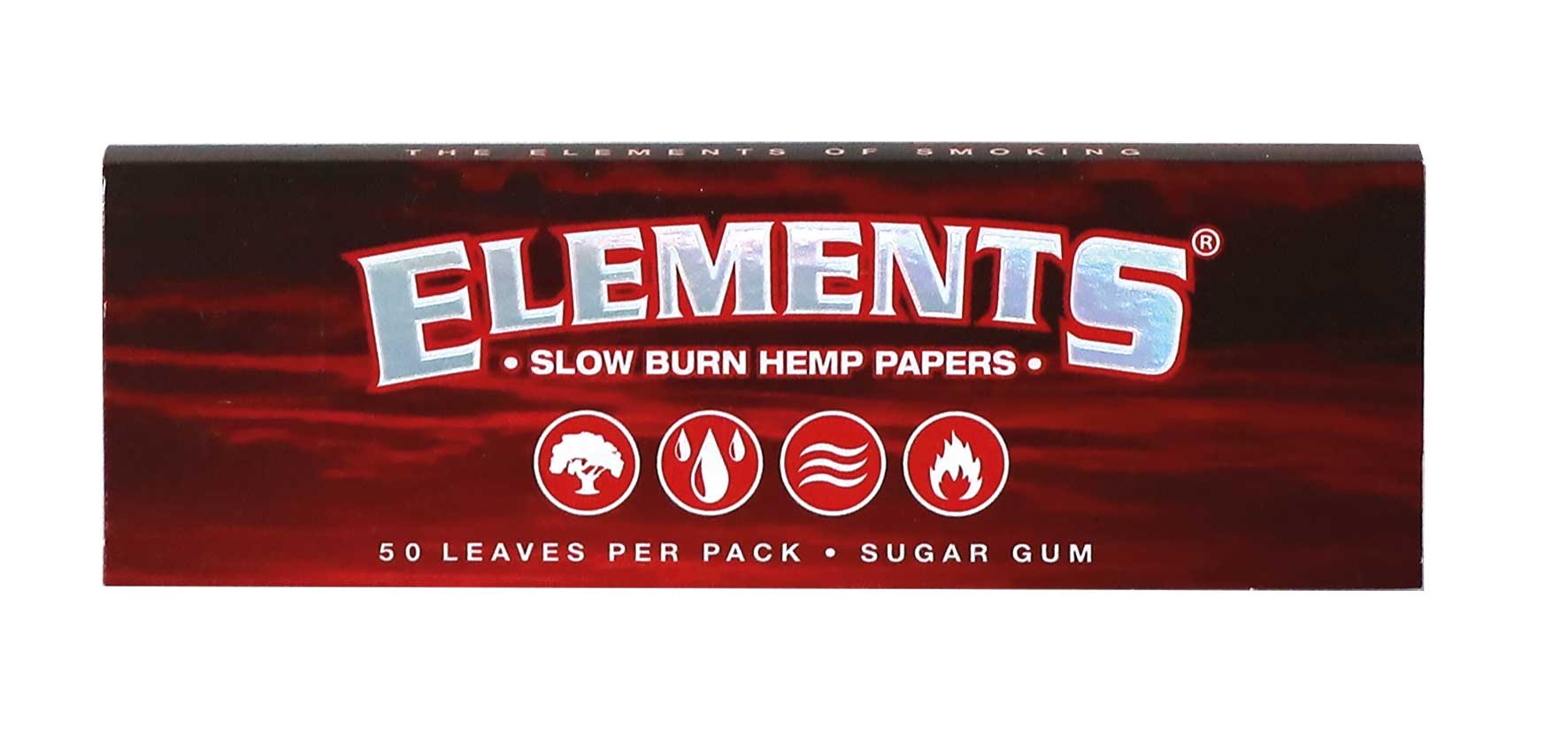 ELEMENTS Red Slow Burn 1 ¼ – 25 Booklets