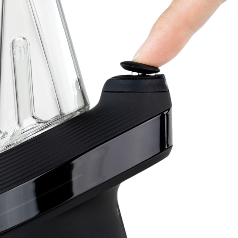 Smart E-rig Peak in black design with glass chamber