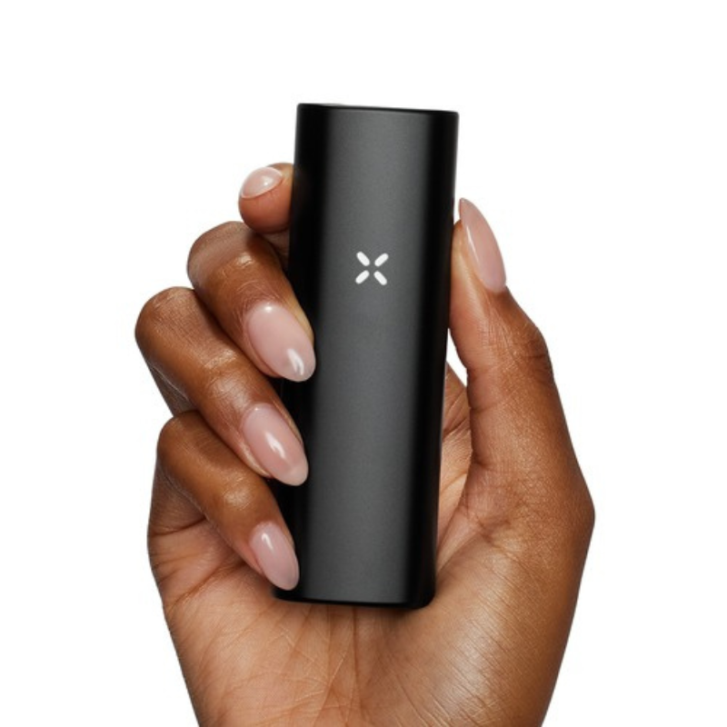 Hand Holding Pax Mini Black – Portable Vaporizer