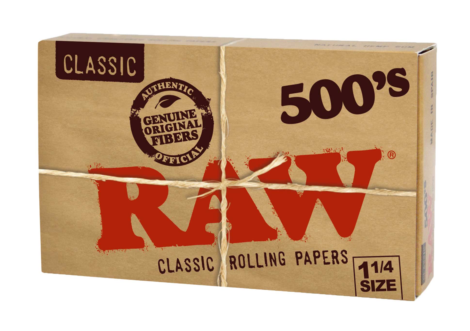 RAW Classic 500’s 1 ¼ – 20 Booklets