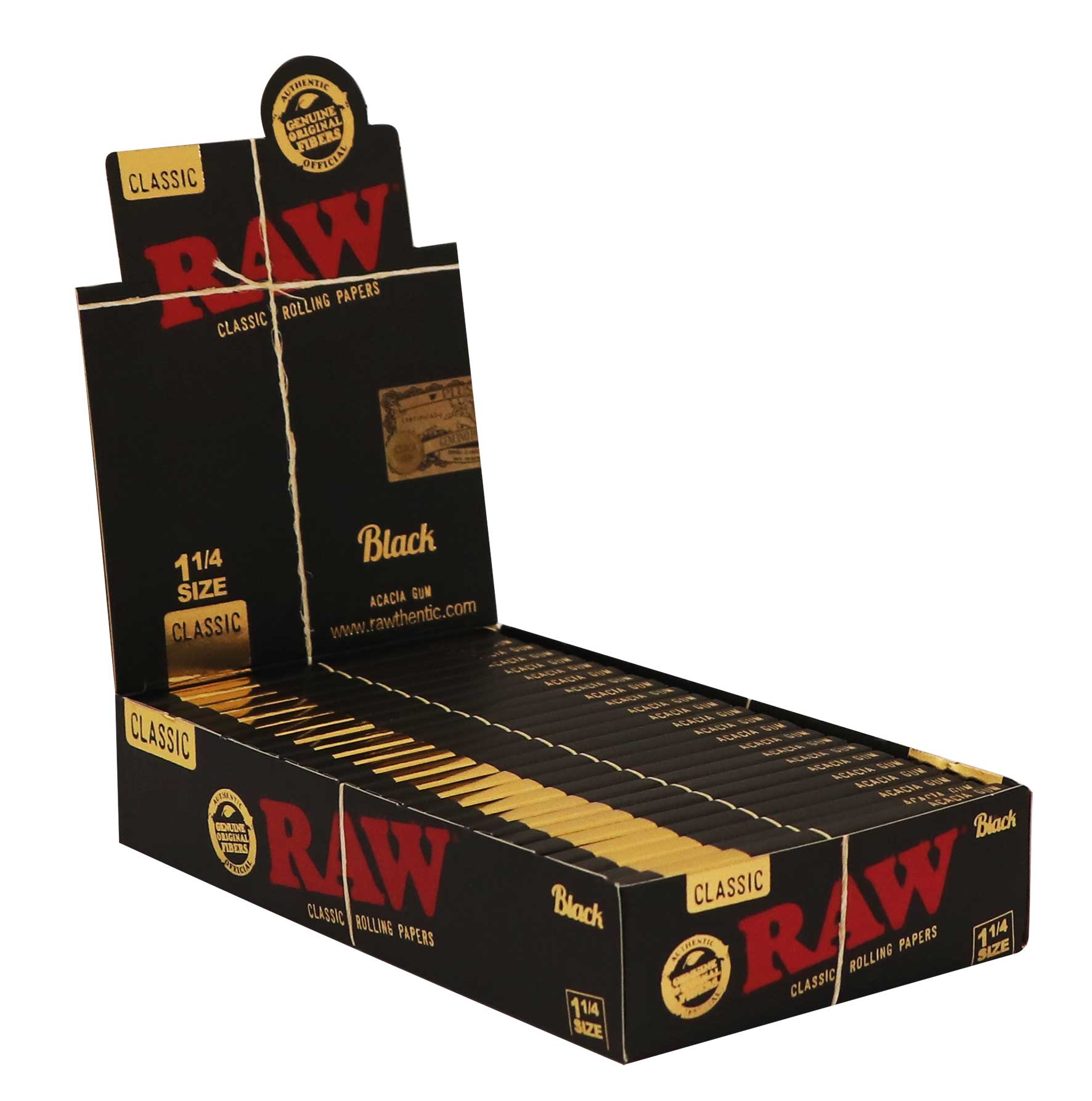 RAW Classic Black 1 ¼ – 24 Booklets