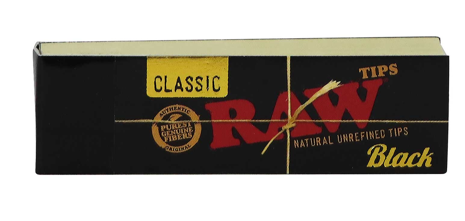 RAW Tips – Black – 50 Booklets