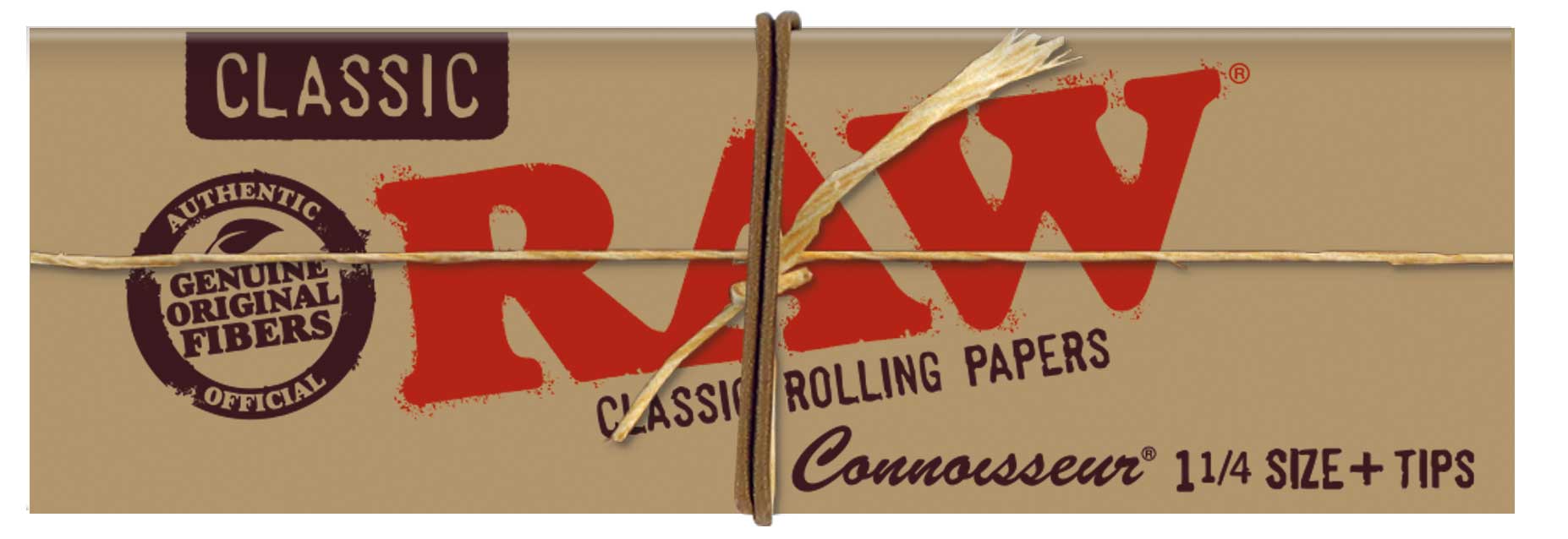 RAW Connoisseur Classic  1 ¼ + Tips - 24 Booklets