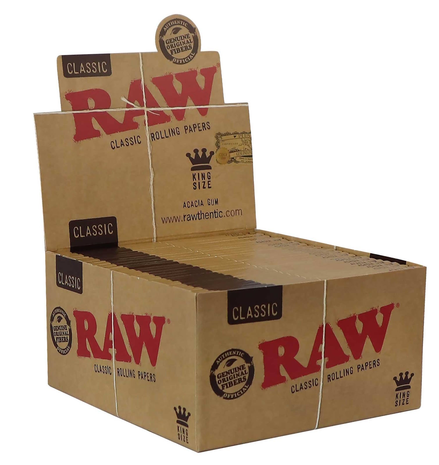 RAW Classic  King Size Wide - 50 Booklets