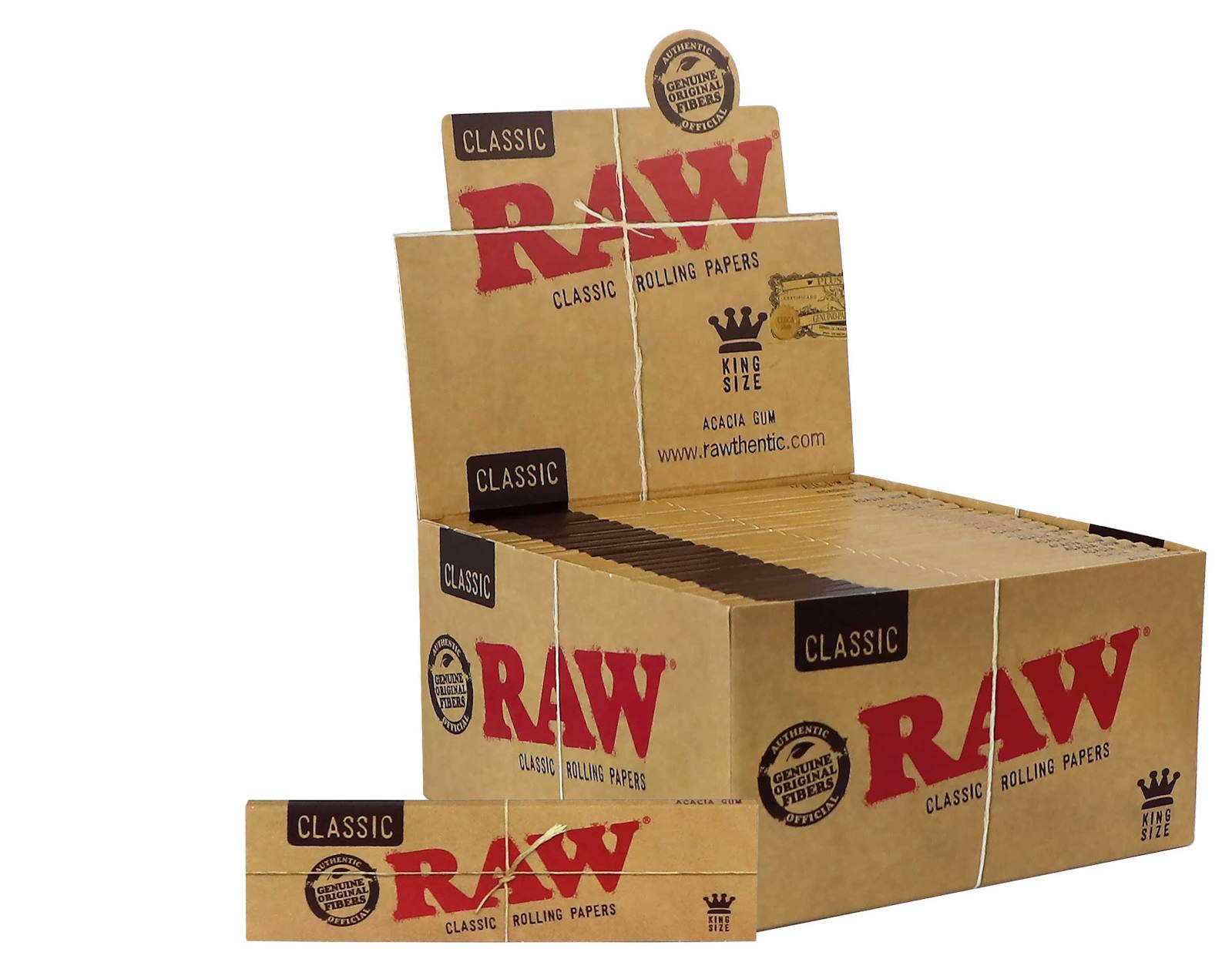 RAW Classic  King Size Wide - 50 Booklets