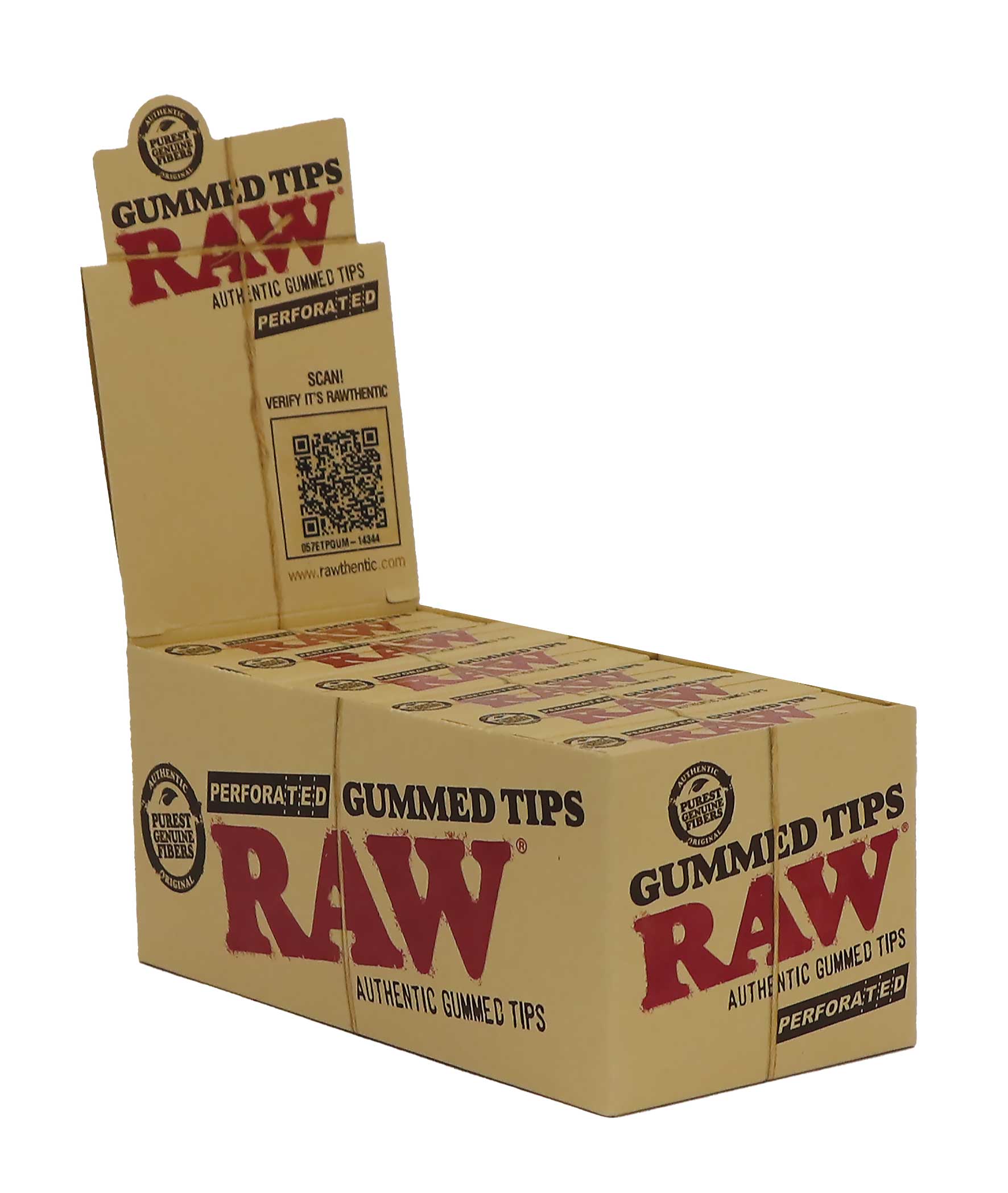 RAW Tips – Gummed Perforated – 24 Booklets