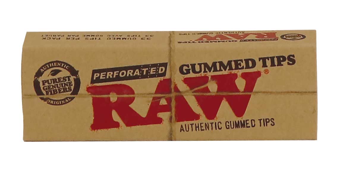RAW Tips – Gummed Perforated – 24 Booklets