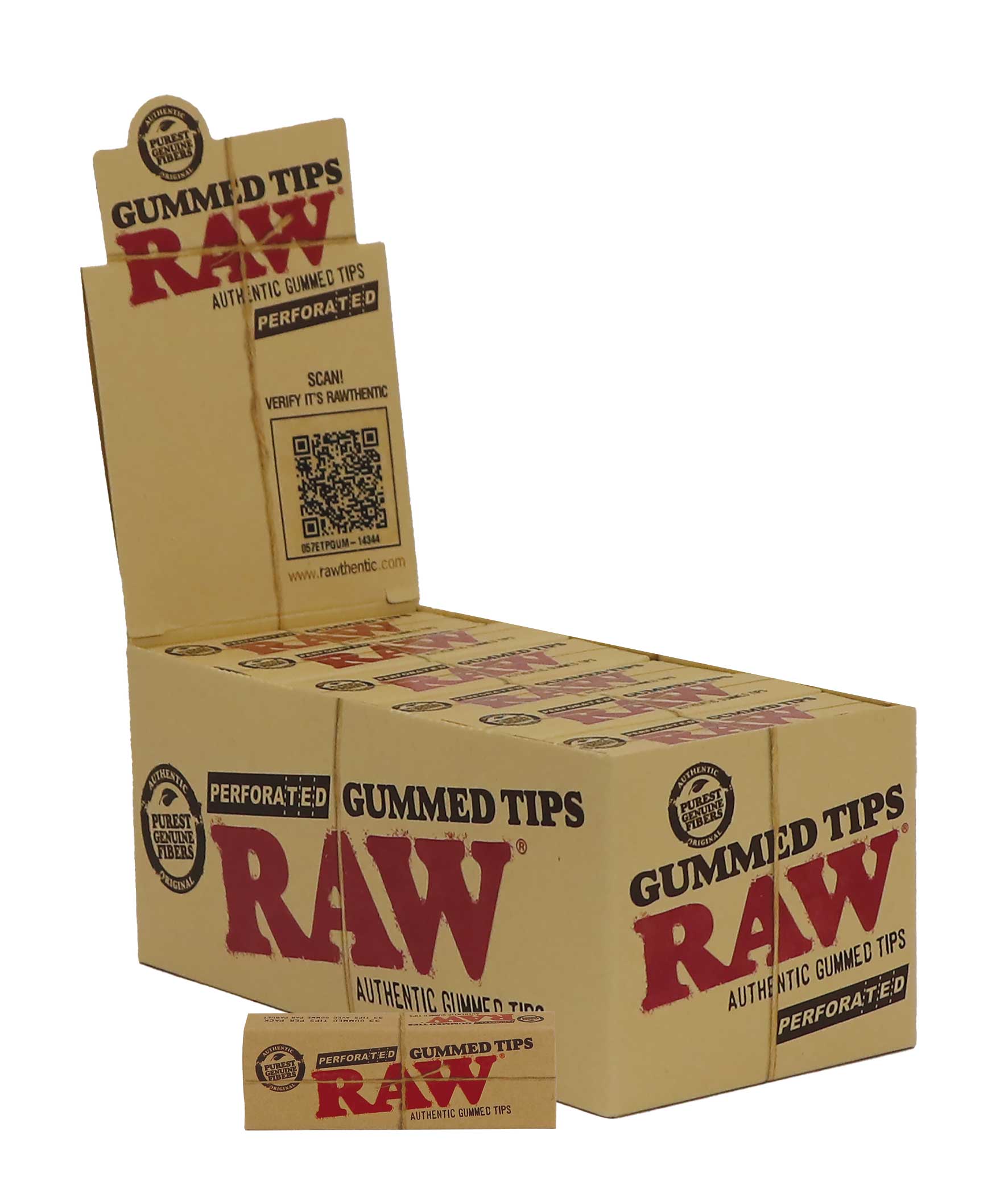 RAW Tips – Gummed Perforated – 24 Booklets