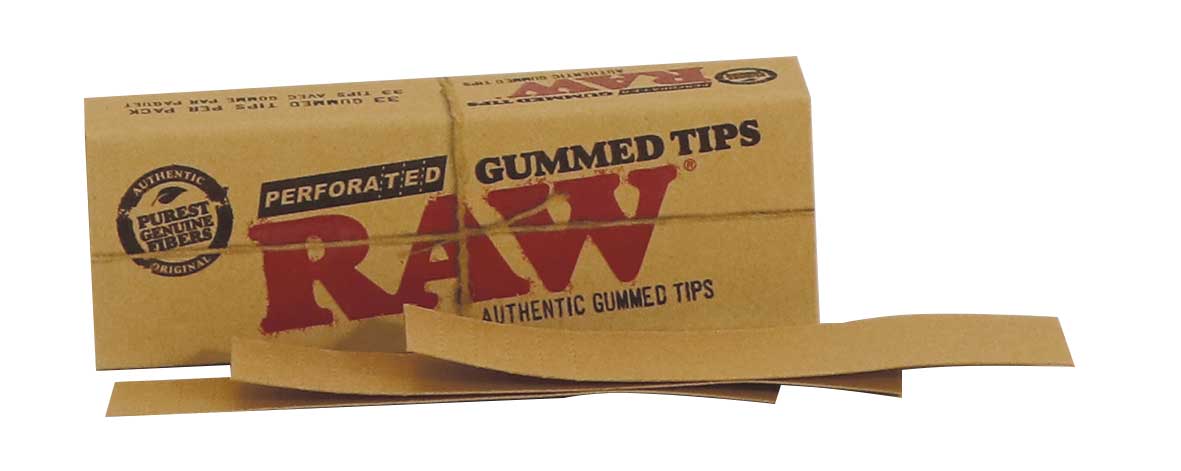 RAW Tips – Gummed Perforated – 24 Booklets