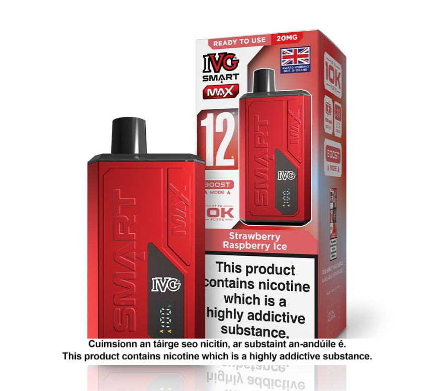 IVG SMART MAX Strawberry Raspberry Ice Starter Kit