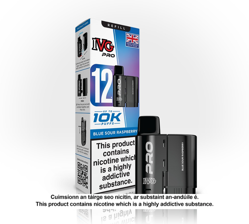 IVG Pro Blue Sour Raspberry Refill