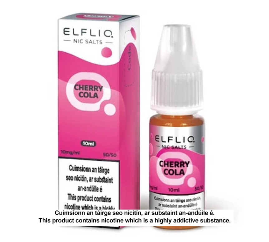 Elfliq Nic Salts - Cherry Cola - 10ml E-liquid