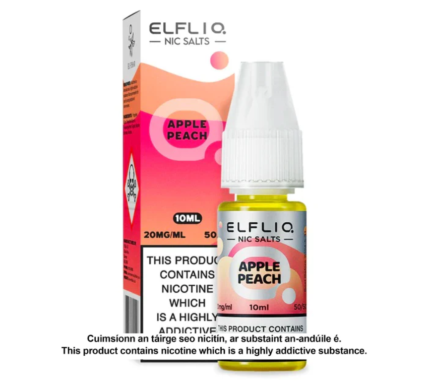 Elfliq Nic Salts - Apple Peach - 10ml E-liquid