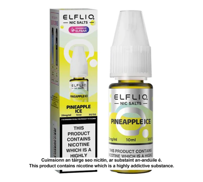 Elfliq Nic Salts - Pineapple Ice - 10ml E-liquid
