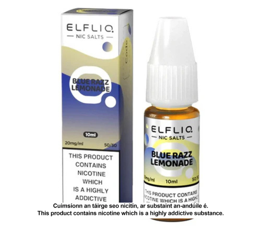 Elfliq Nic Salts - Blue Razz Lemonade - 10ml E-liquid