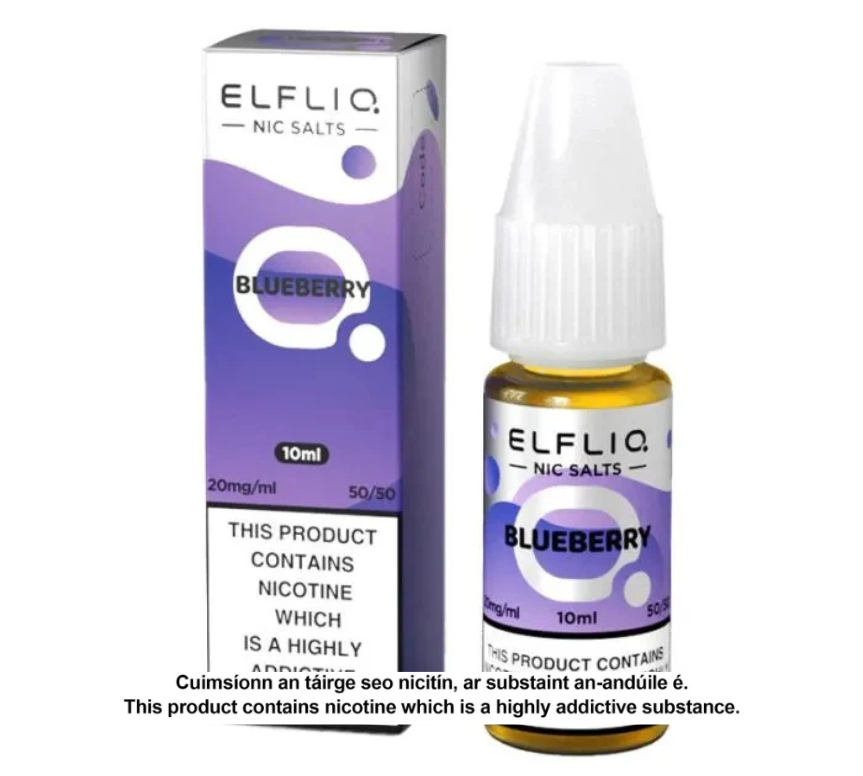 Elfliq Nic Salts - Blueberry - 10ml E-liquid