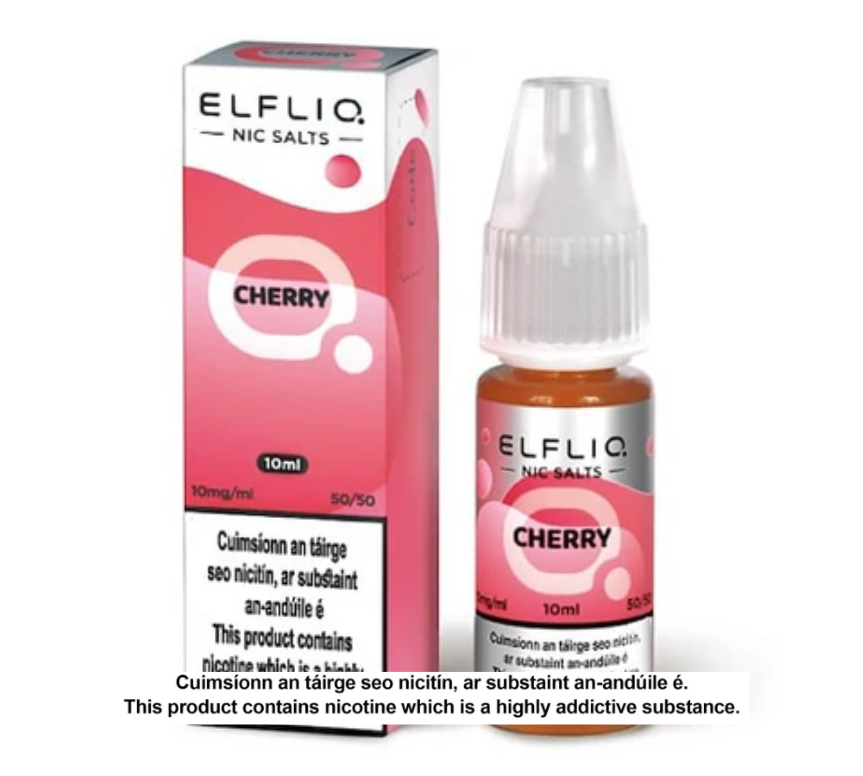 Elfliq Nic Salts - Cherry - 10ml E-liquid