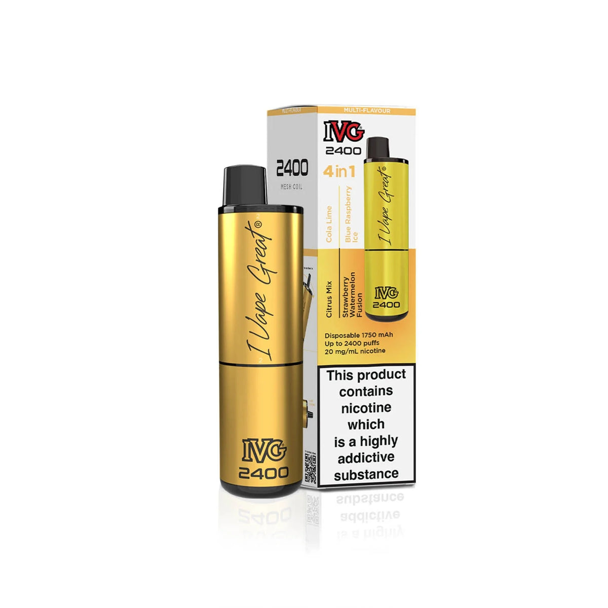 IVG 2400 4 IN 1 MULTI FLAVOUR SUMMER EDITION
