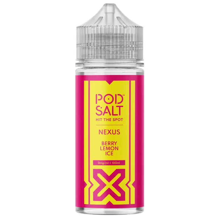 POD SALT NEXUS BERRY LEMON ICE 100ML SHORTFILL E-LIQUID