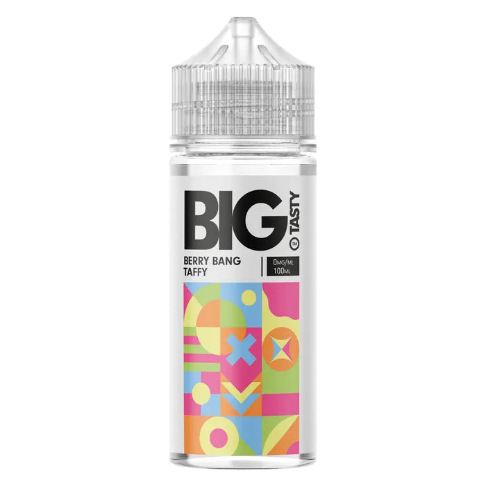 THE BIG TASTY CANDY RUSH BERRY BANG TAFFY 100ML SHORTFILL E-LIQUID