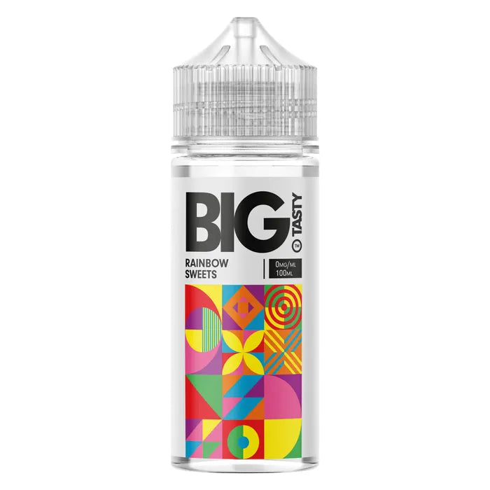 THE BIG TASTY CANDY RUSH RAINBOW SWEETS 100ML SHORTFILL E-LIQUID
