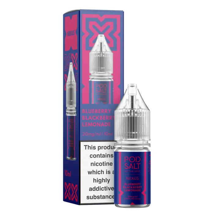 NEXUS BLUEBERRY BLACKBERRY LEMONADE 10ML NICOTINE SALT E-LIQUID