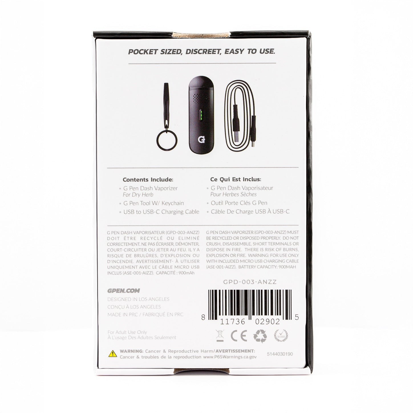 G Pen Dash mouthpiece close-up