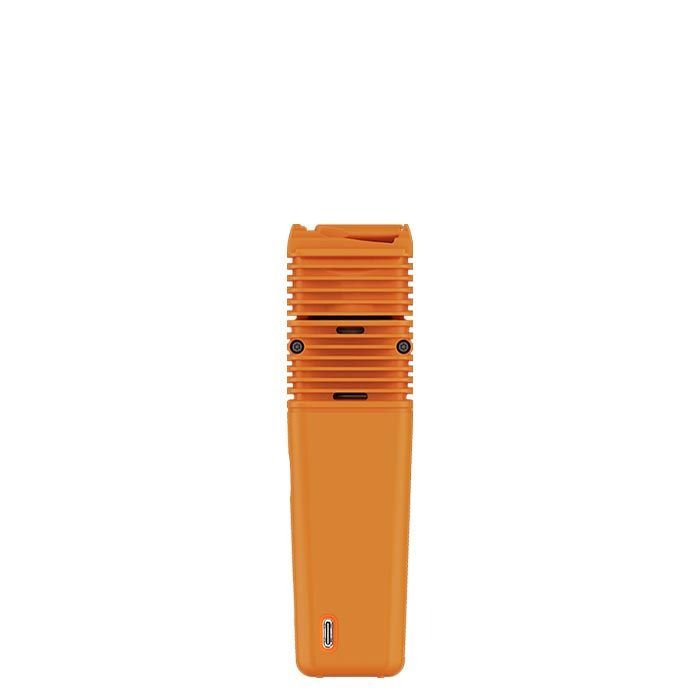 Veazy Vaporizer orange edition with USB-C charger and accessories