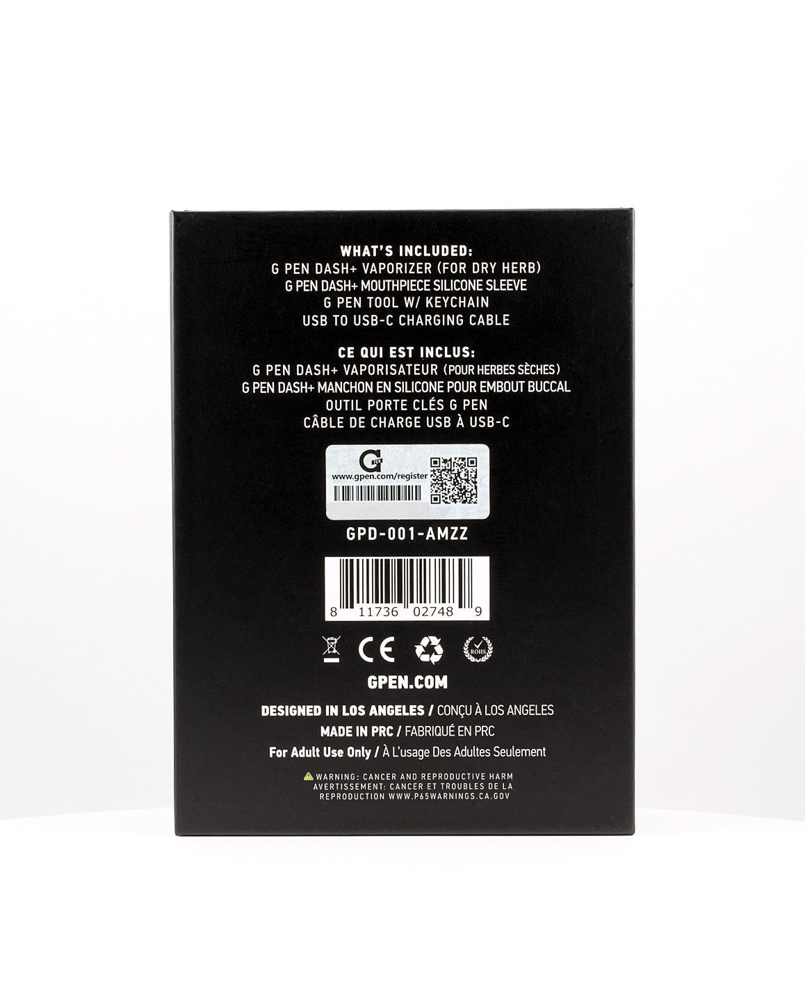 G Pen Dash+ Vaporizer with digital display