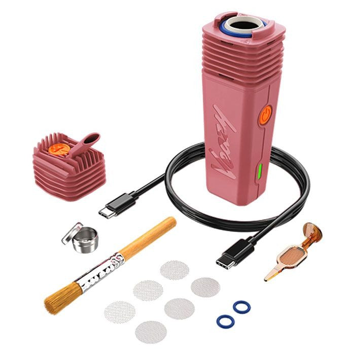 Veazy pink vaporizer portable herbal vape kit