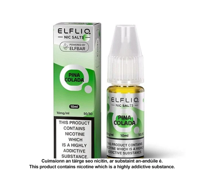 Elfliq Nic Salts - Pina Colada - 10ml E-liquid