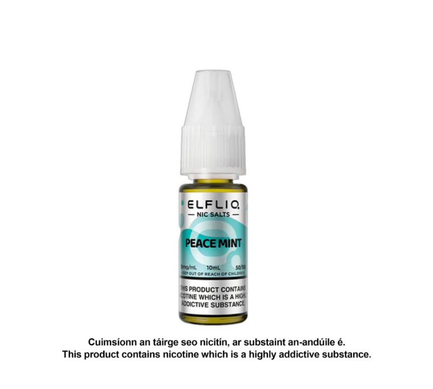 Elfliq Nic Salts - Peace Mint - 10ml E-liquid