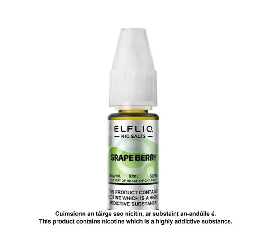 Elfliq Nic Salts - Grape Berry - 10ml E-liquid