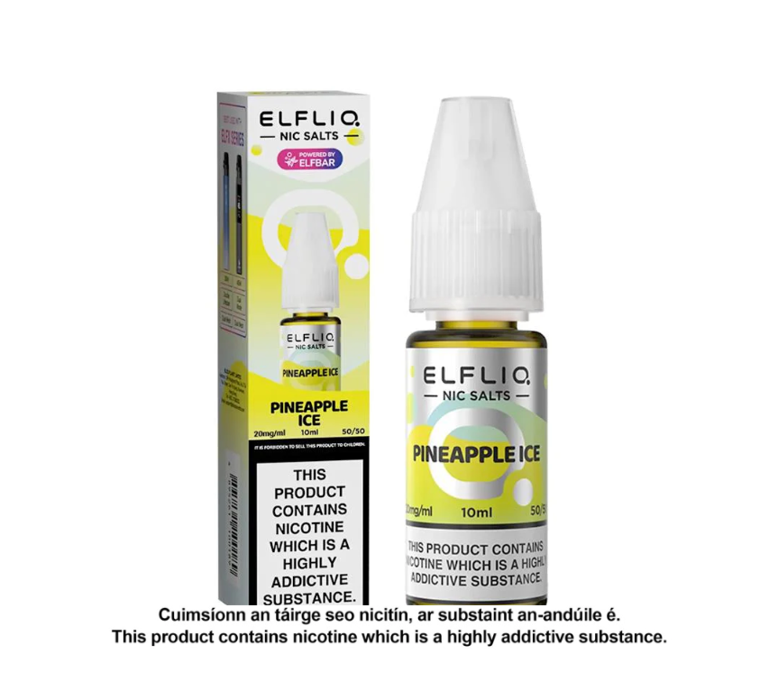 Elfliq Nic Salts - Banana Ice - 10ml E-liquid