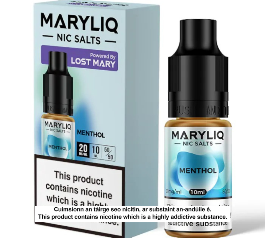 Lost Mary Maryliq Nic Salts - Menthol - 10ml E-liquid