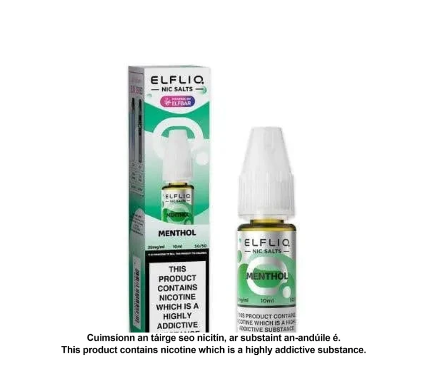 Elfliq Nic Salts - Menthol - 10ml E-liquid