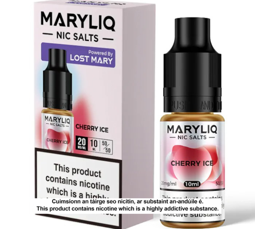 Lost Mary Maryliq Nic Salts - Cherry Ice - 10ml E-liquid