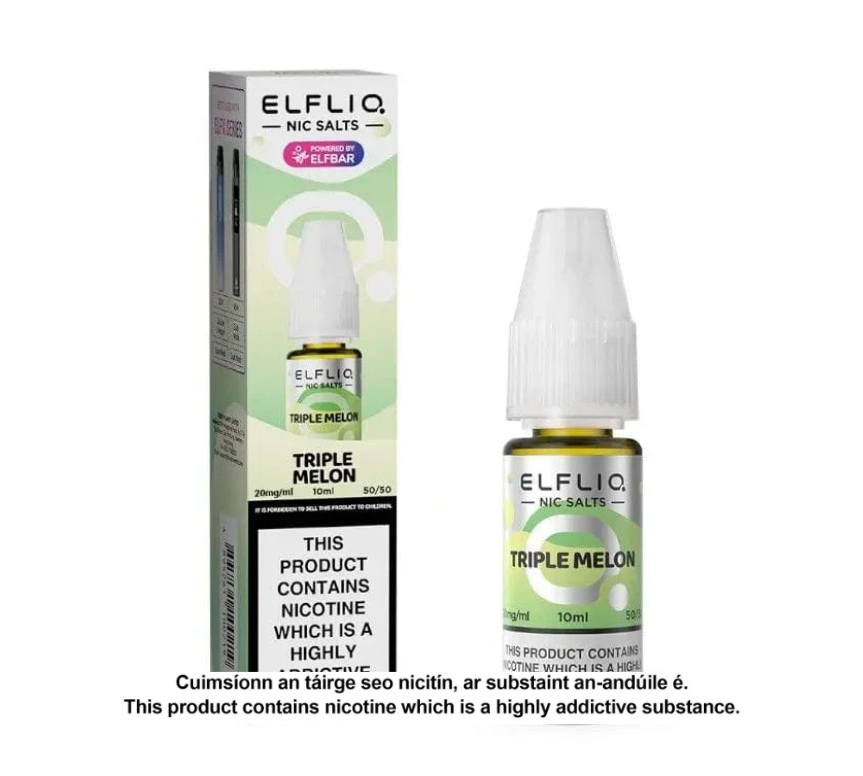 Elfliq Nic Salts - Triple Melon - 10ml E-liquid