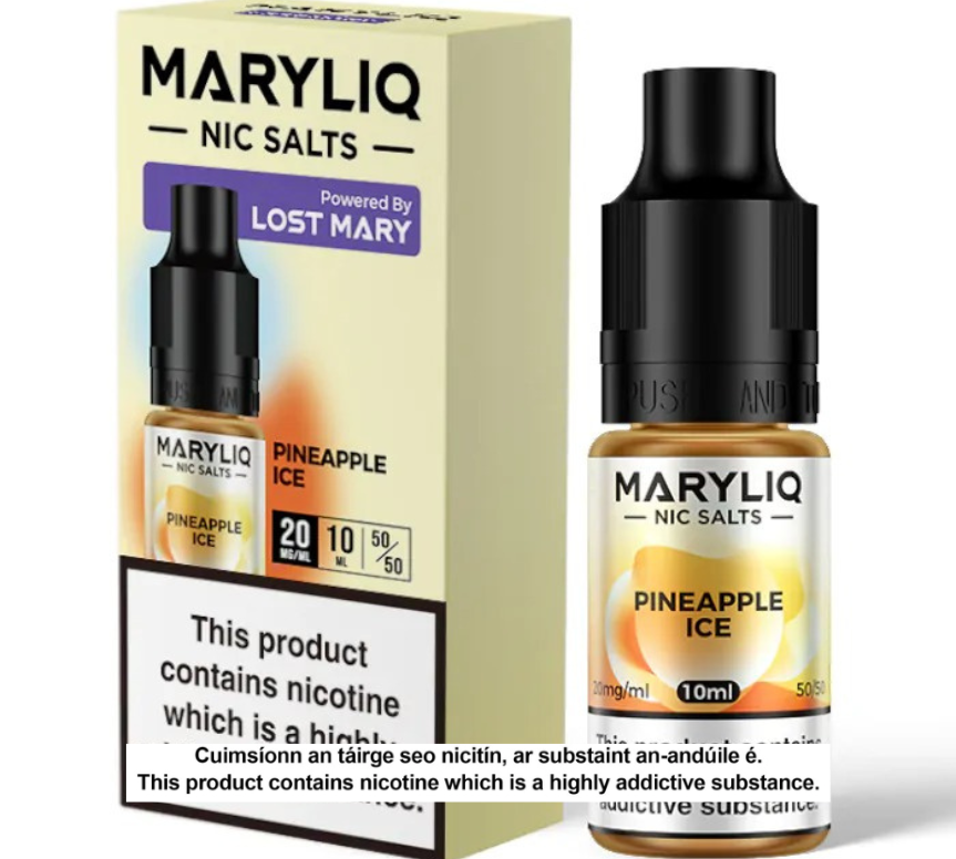 Lost Mary Maryliq Nic Salts - Pineapple Ice - 10ml E-liquid