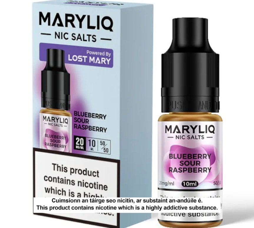 Lost Mary Maryliq Nic Salts - Blueberry Sour Raspberry - 10ml E-liquid