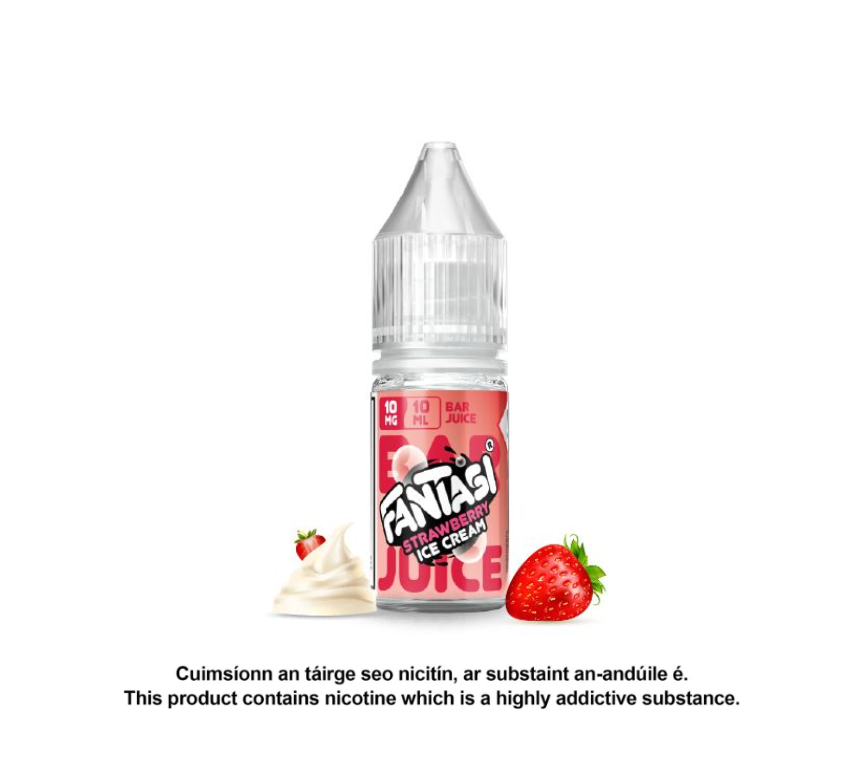 Strawberry Ice Cream – Fantasi Bar Juice E Liquid 10ml