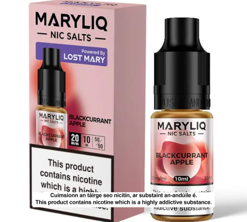 Lost Mary Maryliq Nic Salts - Blackcurrant Apple - 10ml E-liquid