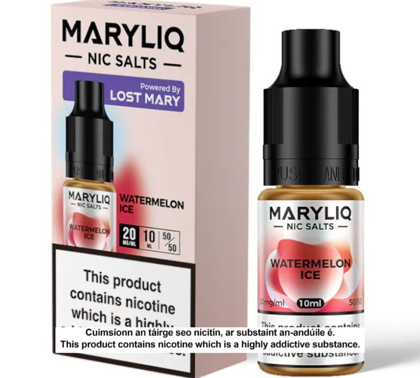 Lost Mary Maryliq Nic Salts - Watermelon Ice - 10ml E-liquid