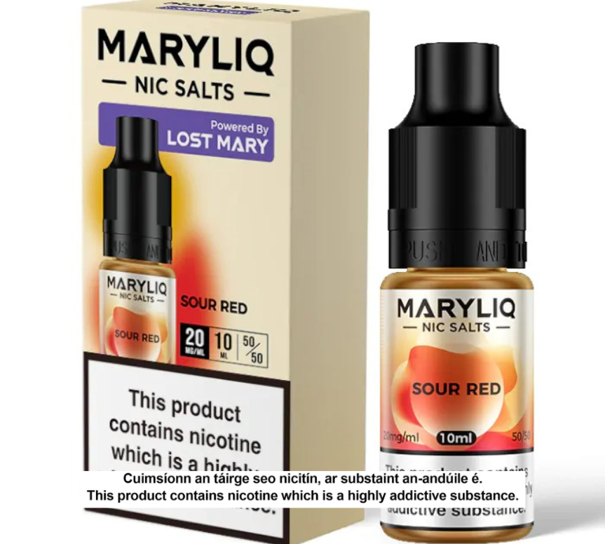 Lost Mary Maryliq Nic Salts - Sour Red - 10ml E-liquid