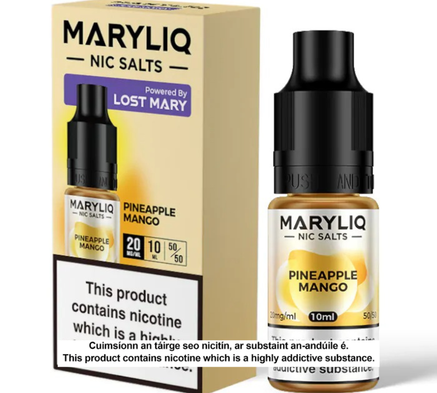 Lost Mary Maryliq Nic Salts - Pineapple Mango - 10ml E-liquid