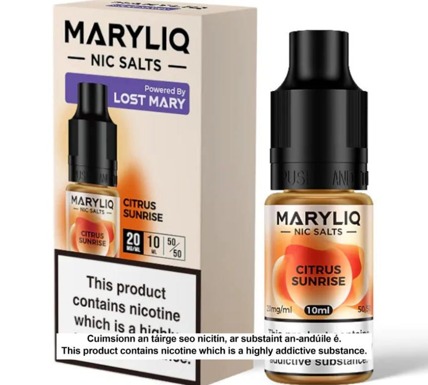 Lost Mary Maryliq Nic Salts - Citrus Sunrise - 10ml E-liquid