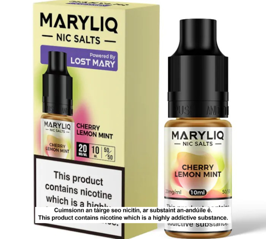 Lost Mary Maryliq Nic Salts - Cherry Lemon Mint - 10ml E-liquid
