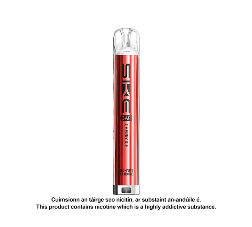 SKE Crystal Bar 0mg - Cherry Ice