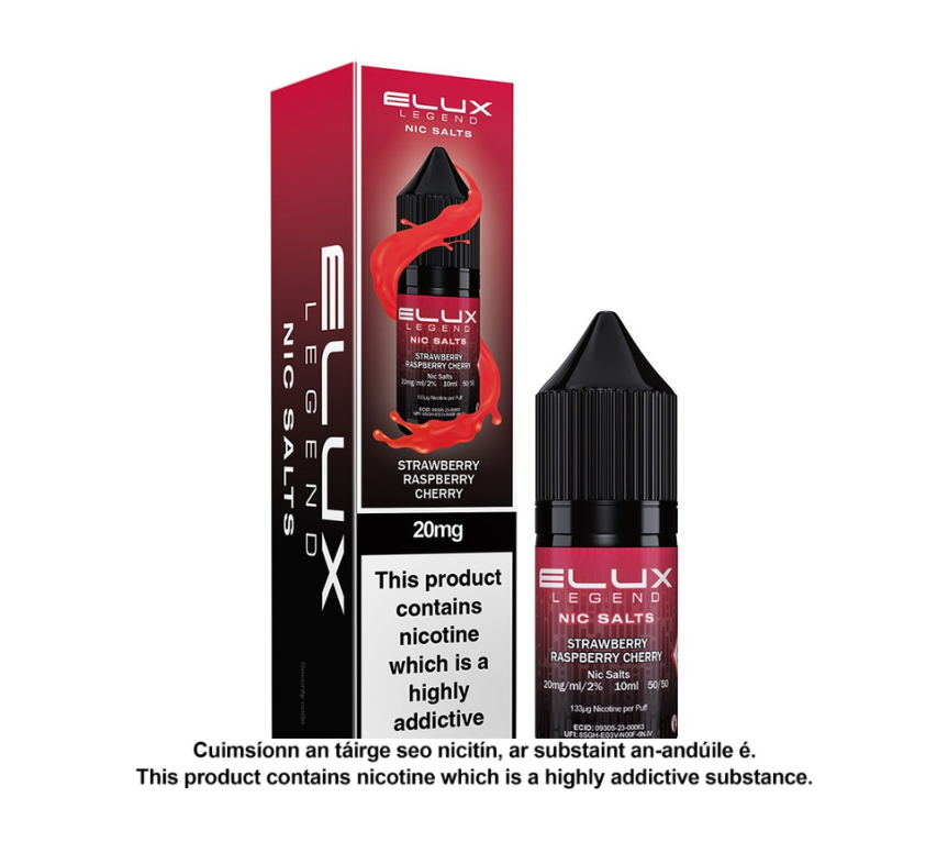 Elux Legend Strawberry Raspberry Cherry Nic Salt E-Liquid